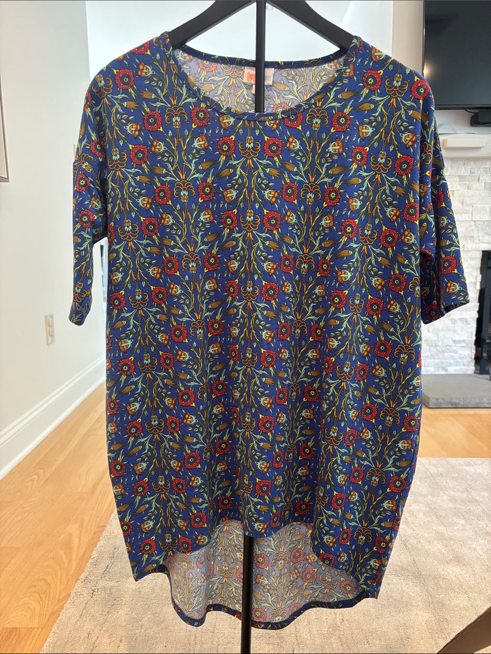 LuLaRoe Floral Scoop Neck Dress